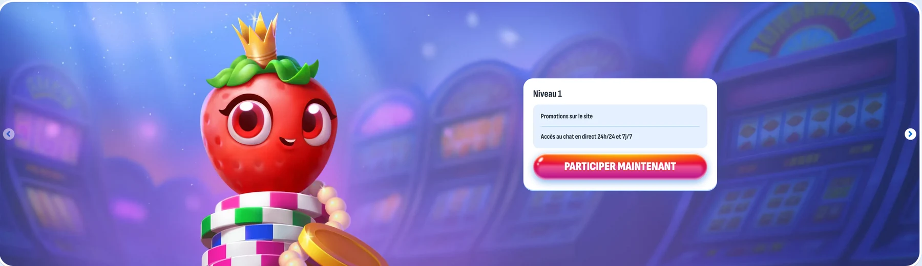 Nomini casino vizuál v online slot lobby